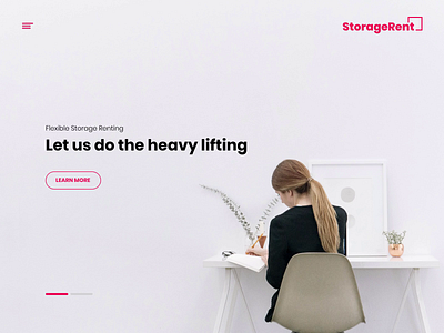 Landing page exploration using Invision Studio interaction landing page ui ux website