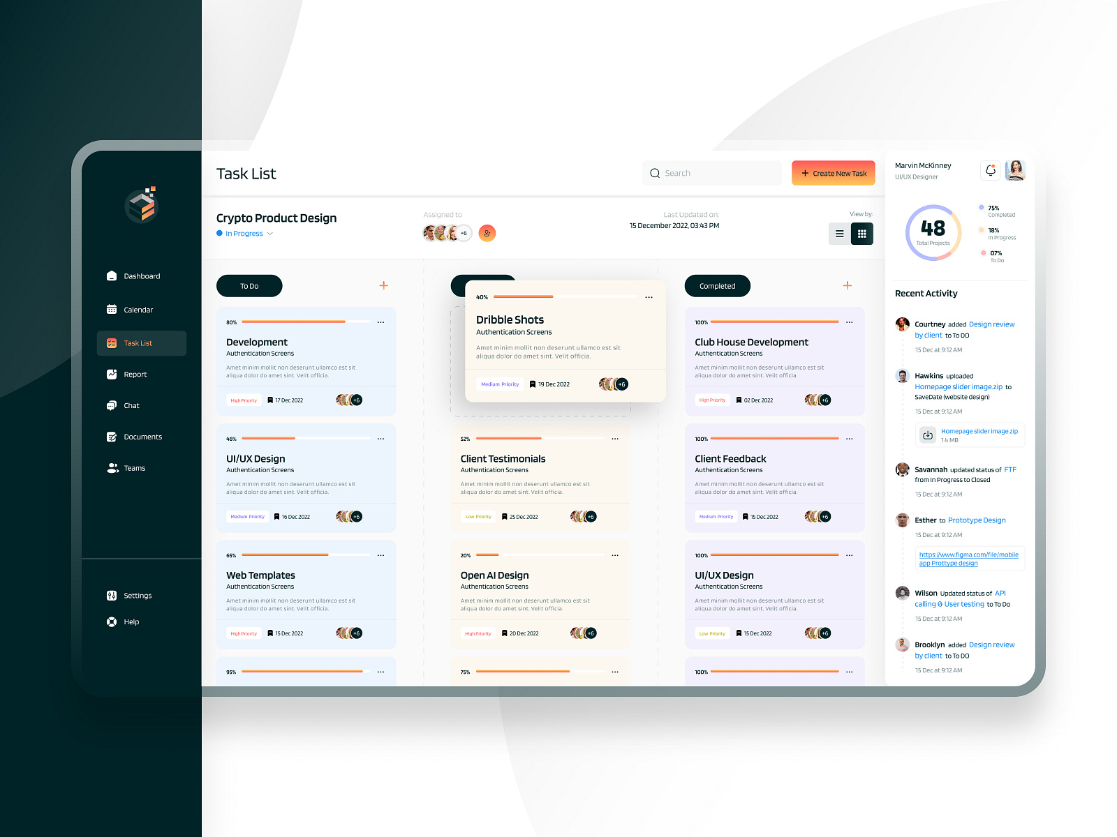 Project Management Web Application By Auxano Global Services On Dribbble Project Management Web Application By Auxano Global Services On Dribbble