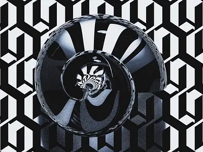 36 '19: 2 36days 2 36daysoftype 3d b3d blender glass luxcore refraction shell two type typography