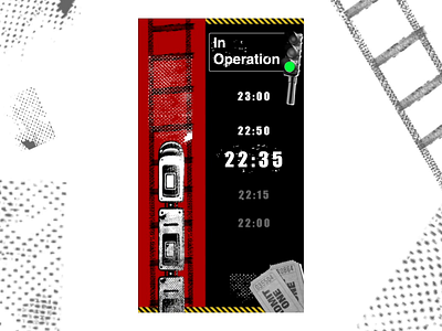 Subway Arrival App animation app design grunge grunge texture illustration jin design jindesign mobile mobile app motion graphics subway ui ux