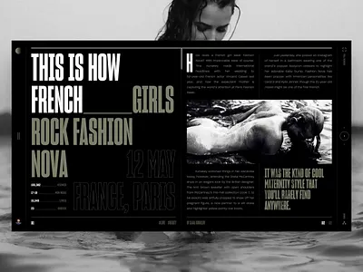 Don't Take Me to the Moon book design fashion interface minimal news photo slide travel typography ui web