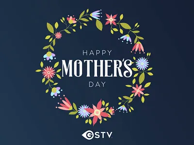 Happy Mothersday! bloom day flowers grow happy mothers mothersday ring text text animation