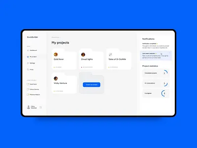 Slots Builder add project animation builder dashboard design desktop editor interface list manager motion platform project ui ux web