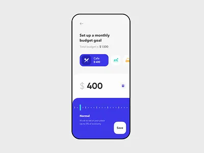 Budget setups for Banking App app bank app bank card banking banking app bar chart business clean design filter finance app fintech interface mobile mobile app payment spendings statistics ui ux ux design