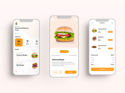 UI/UX Design for Food Delivery App app application design food fooddelivery fooddeliveryapp mobile mobileapp mobileapplication ui uidesign uiux