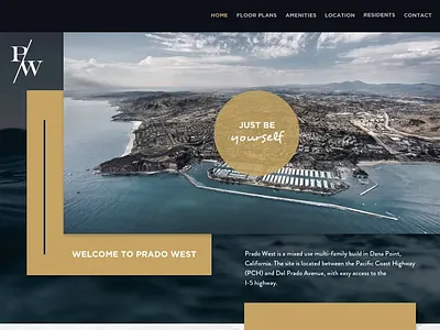 Single Page - Luxury Apartment Site apartment design housing landing page one page design one page site single page single page website typography vector web design website