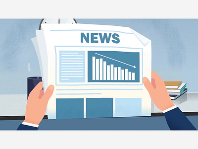 Monday morning after affects animation artoftheday character animation clients cofee dribbble inspiration man moho monday more cofee please morning motion design need some sleep newspaper office procrastination time is running slowly vector