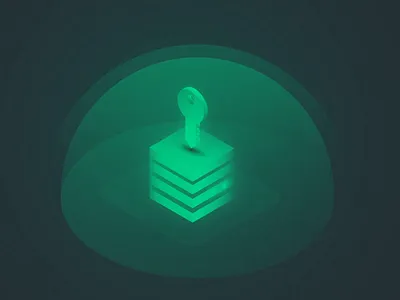 Accelero - illustration animation cloud geometric illustration interaction isometric key secuity vector