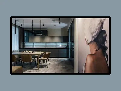 IQOSA — Animated Project Page animation architecture black clean creative grid. desktop interior design iteration minimal mobile page photo portfolio project slider transition typography uiux ux web