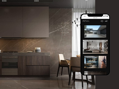 IQOSA — Animated Projects Page animation architecture black clean creative grid interior design iteration minimal mobile page photo portfolio project slider transition typography uiux ux web