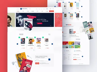 Bookstore Landing page animation book shop bookstore design landing page slider slideshow ui web webdesign