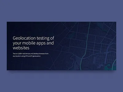Test your location based scenarios gps landing page location ui