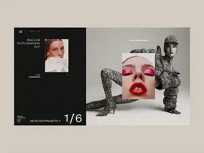 Mar + Vin Photographers Duo Selected Projects anim animation concept design fashion grid interaction interface models motion photo photography project promo slider typography ui ux web website