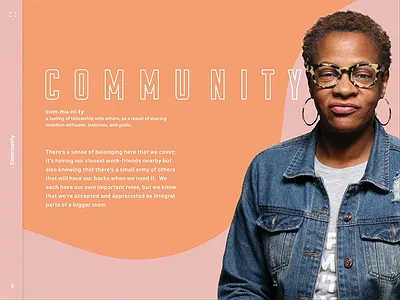 Culture Book Employee Spreads atlanta black cmyk colors cyan family friends grid illustration indesign layout magenta pages pantone people personas print publication spreads yellow