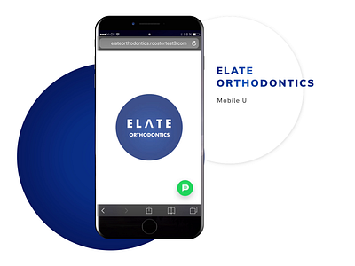 Elate Orthodontics Mobile UI animation branding design interaction mobile motion ui ui design ux ux design web web mobile design web design website