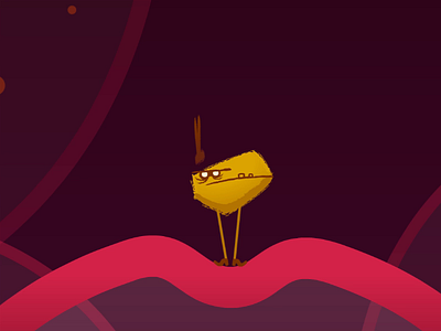 Animation Collab “Atemlos” - Mr. Particulate Matter 2d animation 2d character character design chriseff loop lung particulate matter