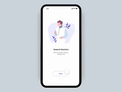 Health App Intro Screen Interaction android android app design dribbble fitness app health health and fitness health app health care illustration inspiration ios micro animation micro interactions trend uiux design vector