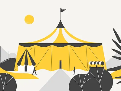 Organised chaos. 2d animated explainer animation character circus design digital explainer animation illustration juggling motion motion graphics tech explainer technology vector