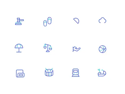 Senja animated icon animation icon icon animation icon pack icon set illustration line motion senja ui vector