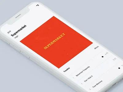001 Music Player APP album app animation apple apple icon apple imac clean hover itunes list mini player minimalist music next player song spotify