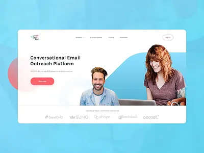 Lemlist Home Page Animation design email lemlist saas saas landing page saas website ui ux web