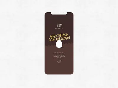 Easter Newsletter Card animation card chick design easter mail mailing mobile mullen mullenlowe newsletter wishes xd