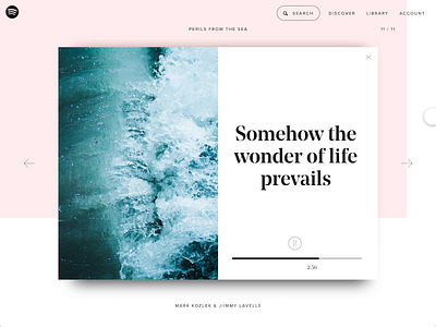 Spotify Web Player design music ui ux uxdesign uxui web player website