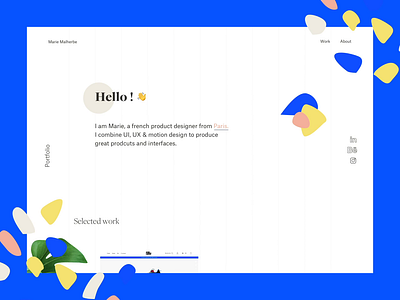 Portfolio - 2019 branding designer illustration landingpage pattern portfolio portrait uidesign uxdesign