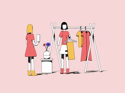 Firekast illustration animation c4d colors flat illustration loop sketch and toon