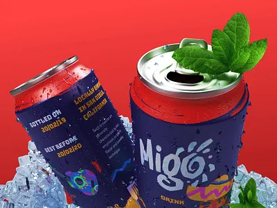 Party Drink Branding Design 3d 3d animation animation branding design design studio digital art drink graphic design identity identity design illustration logo logo animation marketing motion design packaging party promotion video production