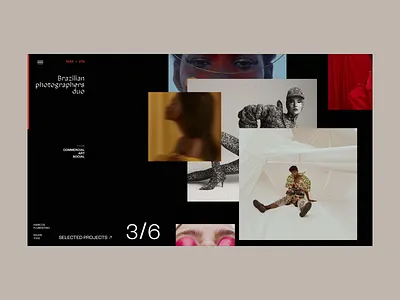 Mar + Vin Photographers Duo Drag & Drop Animation anim animation concept design drag drag and drop drop duo grid interaction interface motion photographer projects promo ui ux web website works