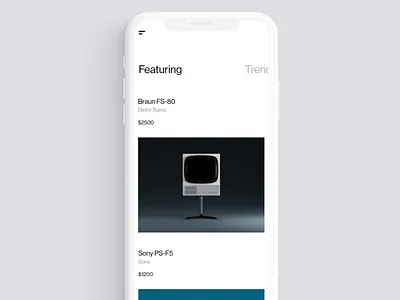 003 Page Swipe braun brutalism loop lowfi minimalist principle slider ui uiux