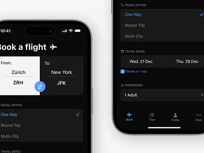 Flight booking app app application book booking clean concept daily ui dailyui design flight flightbooking interface ios minimal mobile ui ui design uidesign user interface ux