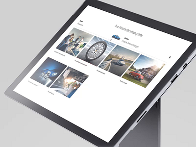 Porsche service finder automotive clean configurator finder html html5 porsche service webapp webdesign