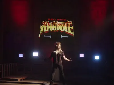 RED FANG: ANTIDOTE 16 bit andy gregg animation game art game design headbang metal music video pixel art red fang studio super video game