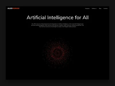 Artificial intelligence website ai artificial intelligence landing page landing page design ui ui design web web design web site