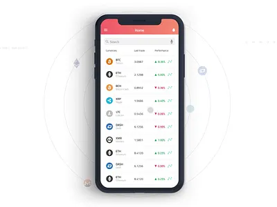 Cryptocurrency Navigation Flow Animation animation crypto cryptocurrency cryptocurrency platform design designs dribbble dribbblers fintech ui ui design ux uxstudio uxui design visual design website website design