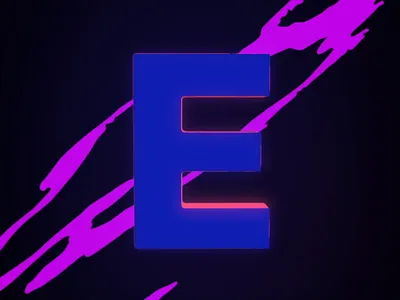 E1 3d 3d type animation branding c4d cel animation cinema 4d kinetic typography octane octane render