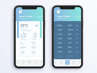 Minimal Weather App Challenge animation challenge design inspiration mobile app mobile app design ui weather app weather forecast