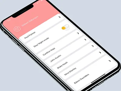 Dark and Light Mode in app animation app clean dark dark app dark ui dashboard design gif illustration interaction interface ios iphone johnyvino minimal mobile principle ui ux