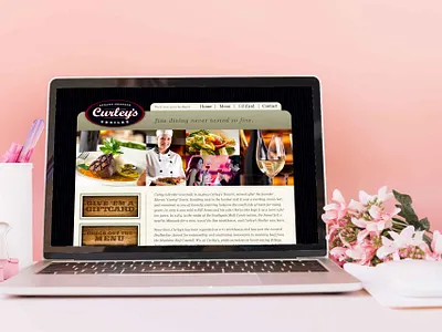 Curley’s Broiler Website branding design digital graphic design ui ux web design web development website