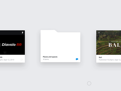 Folder Hover effect agency animation concept design folder interaction minimal product ui ux