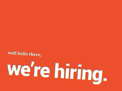 We're Hiring, Peeps branding collections page designer ecommerce ecommerce design hiring homepage navigation pdp plp quickshop shopify uidesign ux uxdesign uxui design