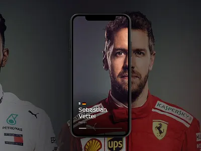 Formula 1 - Drivers Browsing animation browsing car formula1 fullscreen gif interaction interface iphonex motion motorsport profile profile card profile design profile page ui user user interface user profile ux