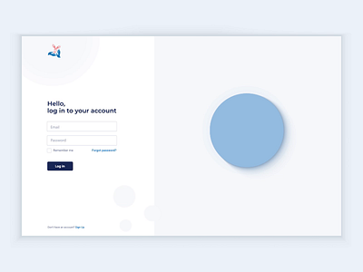 Authorization screen | Web animation authorization design illustration ui user interface ux web