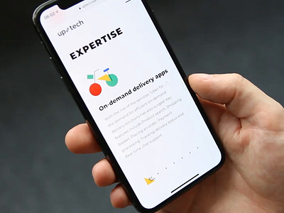 Expertise section for the corporate website animation brand branding design flat identity illustration ui ux vector web website
