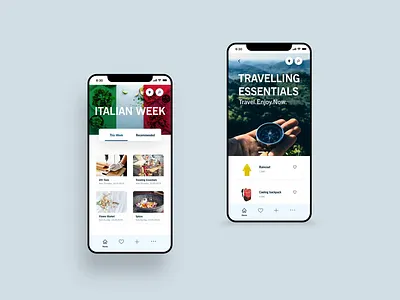 Mobile Visual Concept animation app clean design shopping app ui ux
