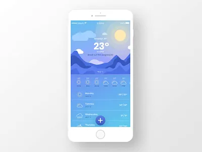 Weather App animation app design illustration ui weather weather app
