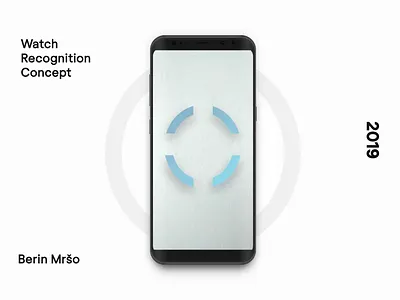 Watch Recognition Concept ai cart ui minimal purchase ui samsung store ui watch watch store