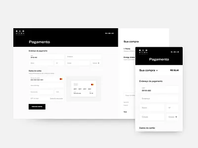 Bio Ritmo - Checkout checkout interfacedesign responsive design ui